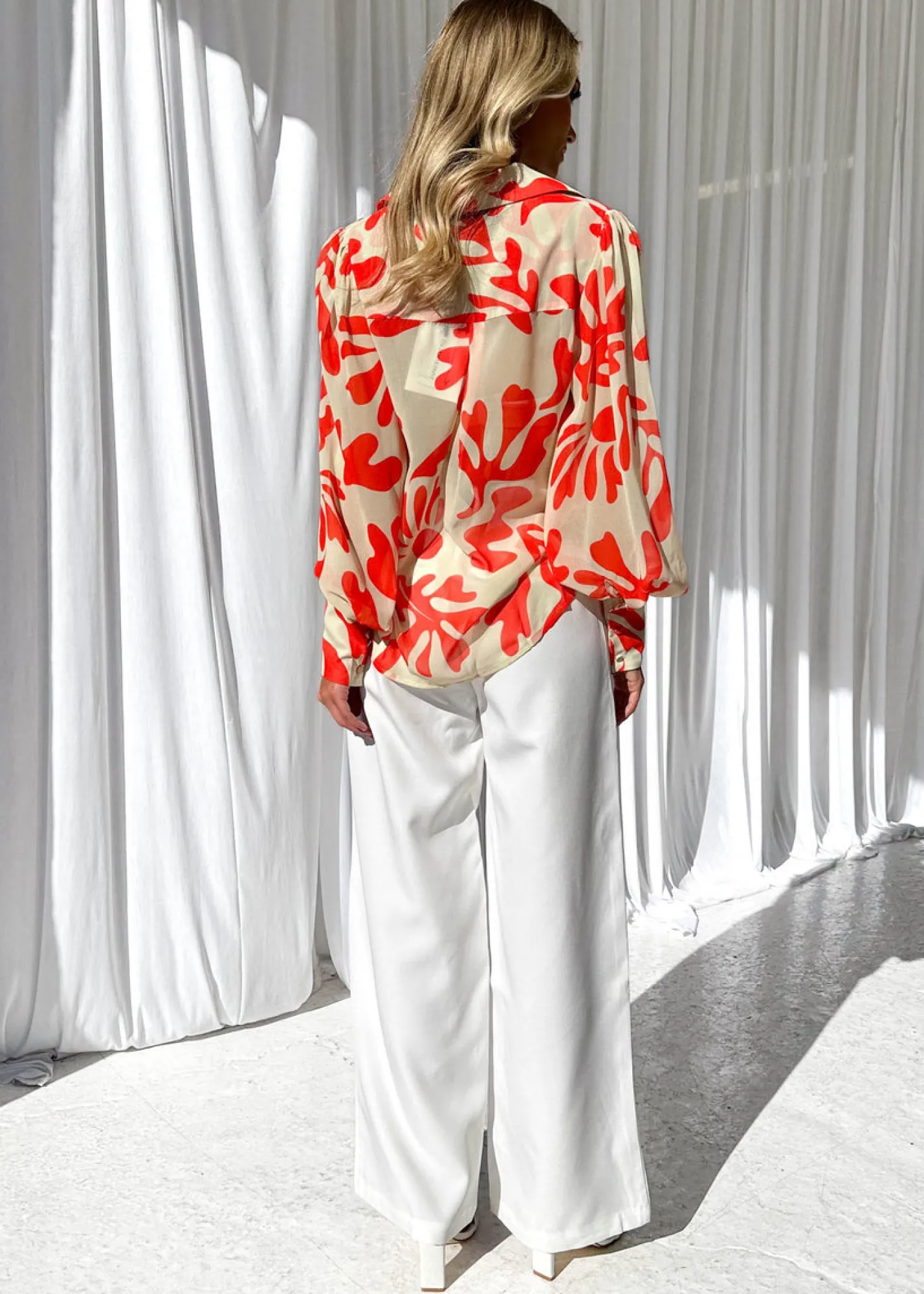 Women Gingham & Heels Blouses>Fleetwood Blouse