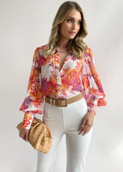 Women Gingham & Heels Blouses>Fleetwood Blouse