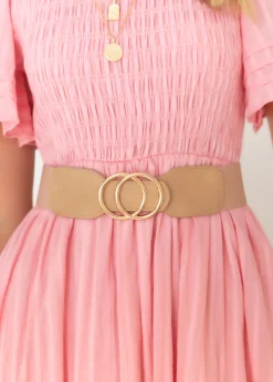 Women Gingham & Heels Belts><noscript><img width=