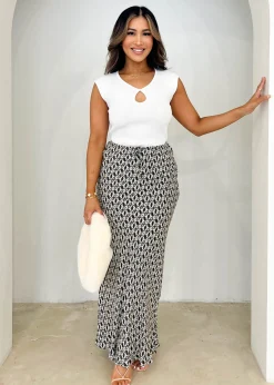 Women Gingham & Heels Basic Tops>Fowler Knit Top