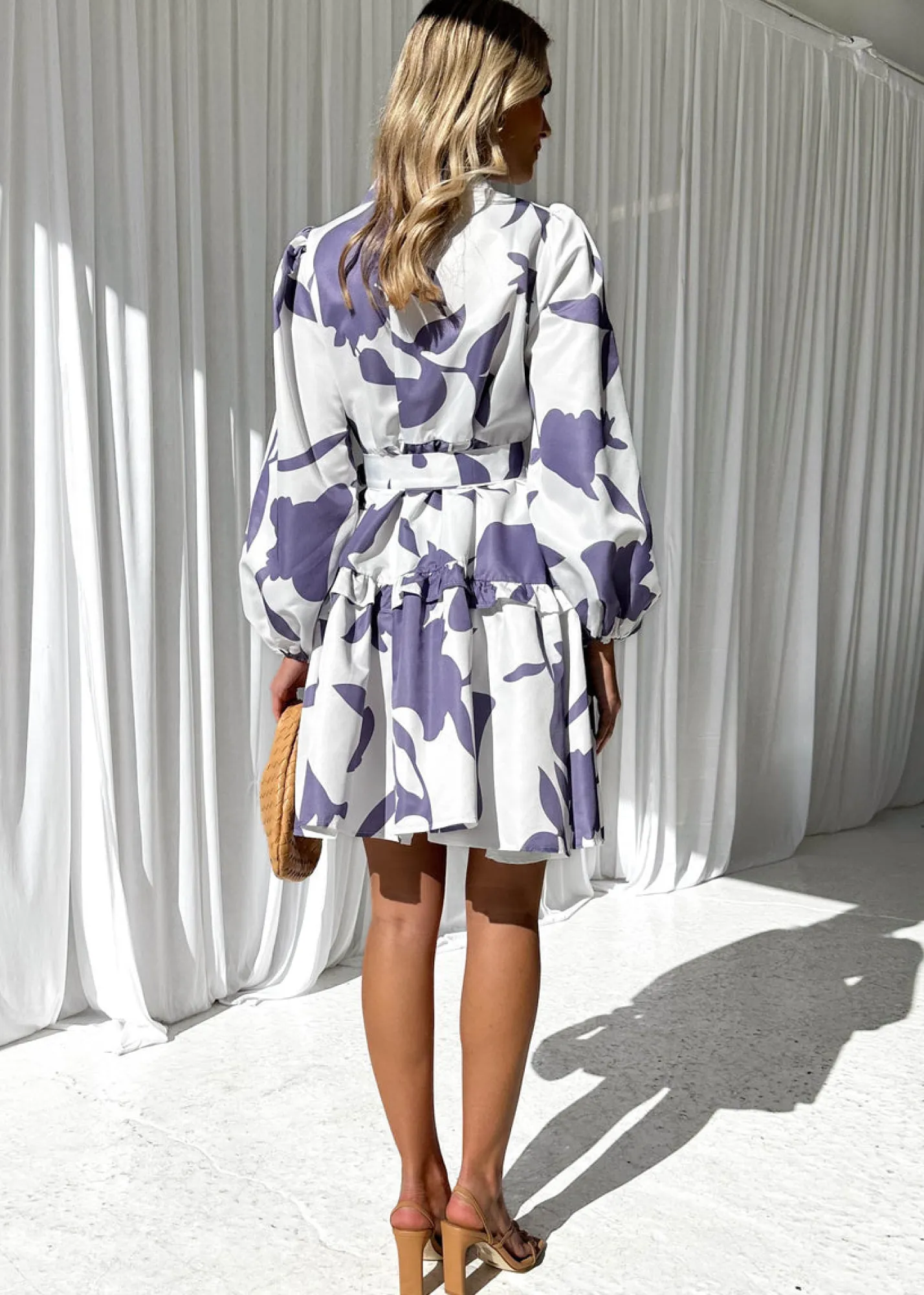 Women Gingham & Heels Short>Freeda Dress
