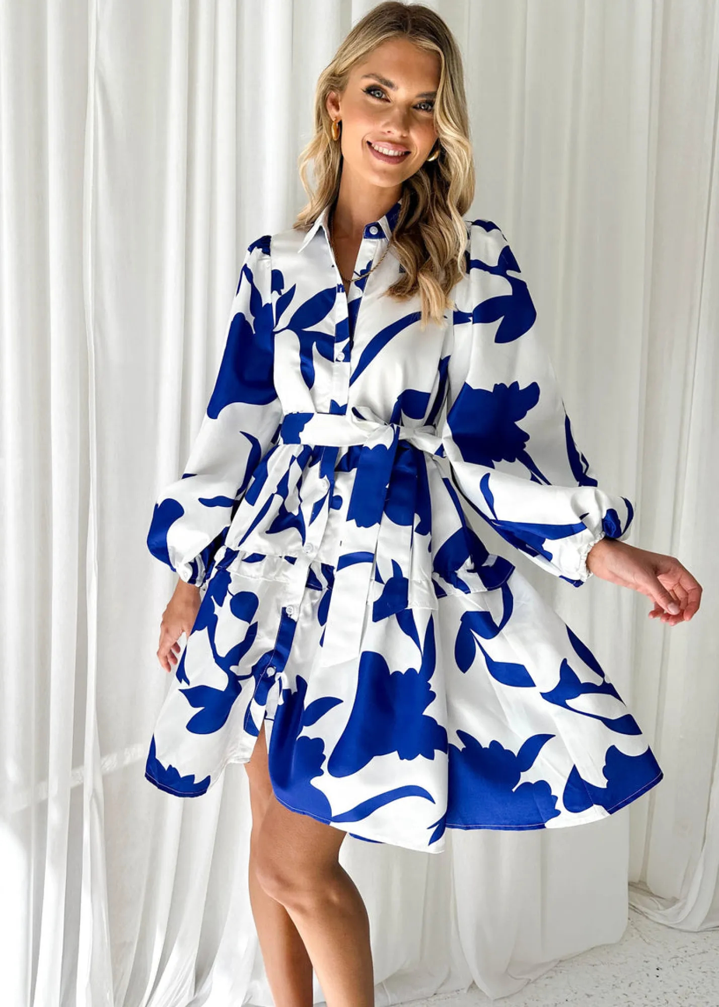 Women Gingham & Heels Short>Freeda Dress
