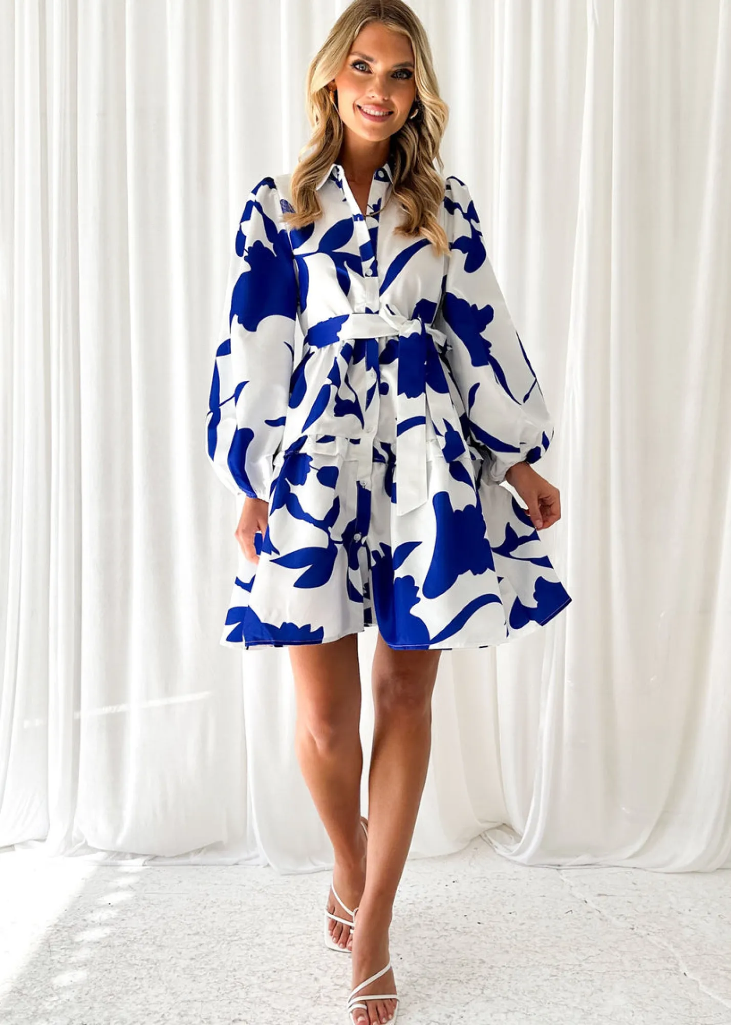Women Gingham & Heels Short>Freeda Dress