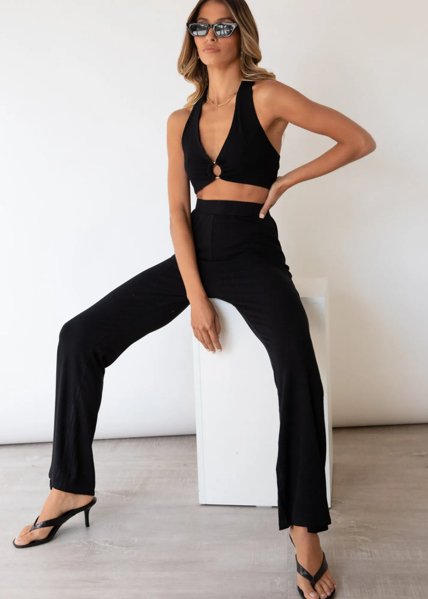 Women Gingham & Heels Crops>Fresh Faced Crop