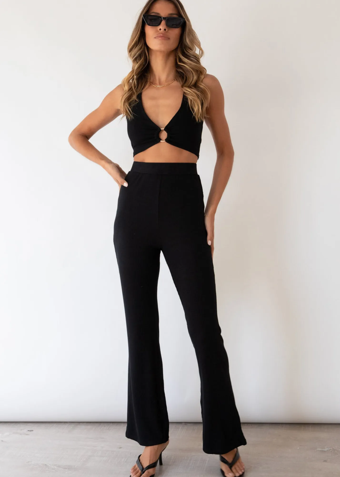 Women Gingham & Heels Crops>Fresh Faced Crop