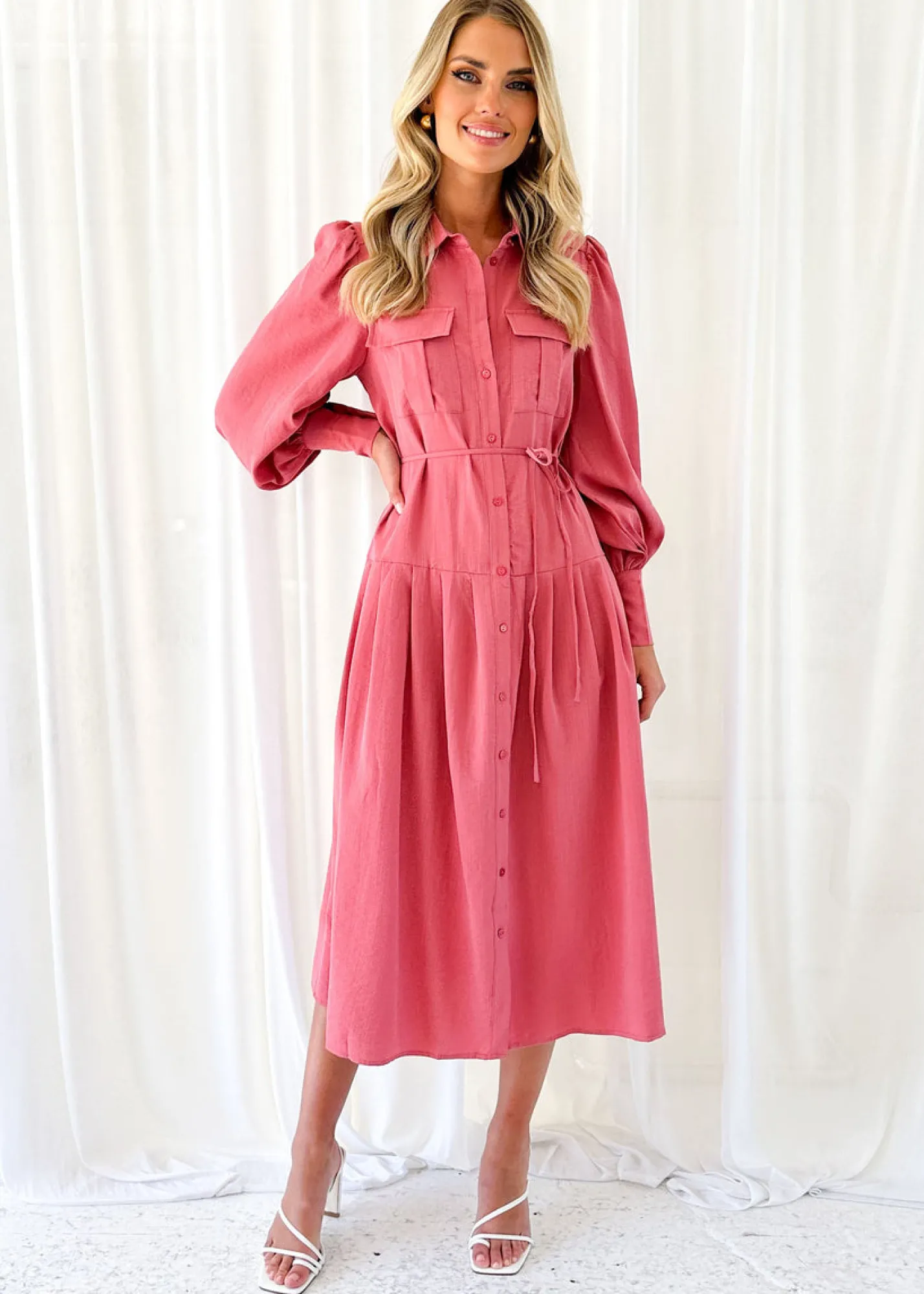Women Gingham & Heels Midi>Gaella Midi Dress