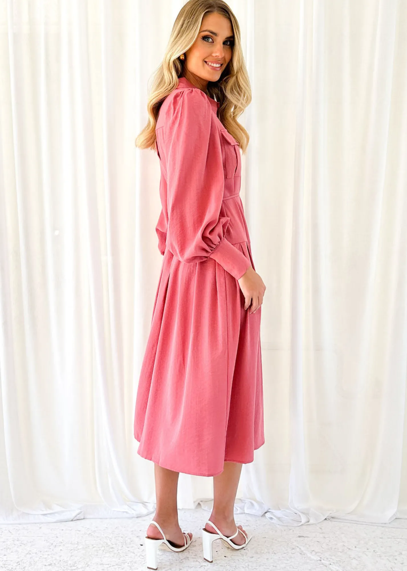 Women Gingham & Heels Midi>Gaella Midi Dress