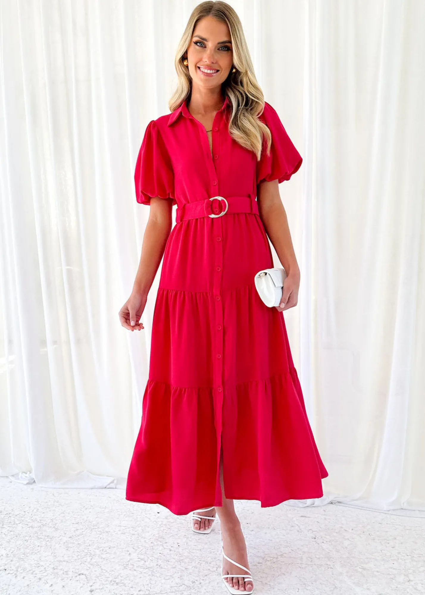 Women Gingham & Heels Midi>Garners Midi Dress