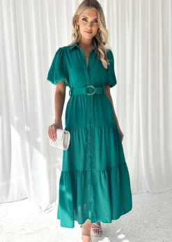 Women Gingham & Heels Midi>Garners Midi Dress