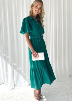 Women Gingham & Heels Midi>Garners Midi Dress