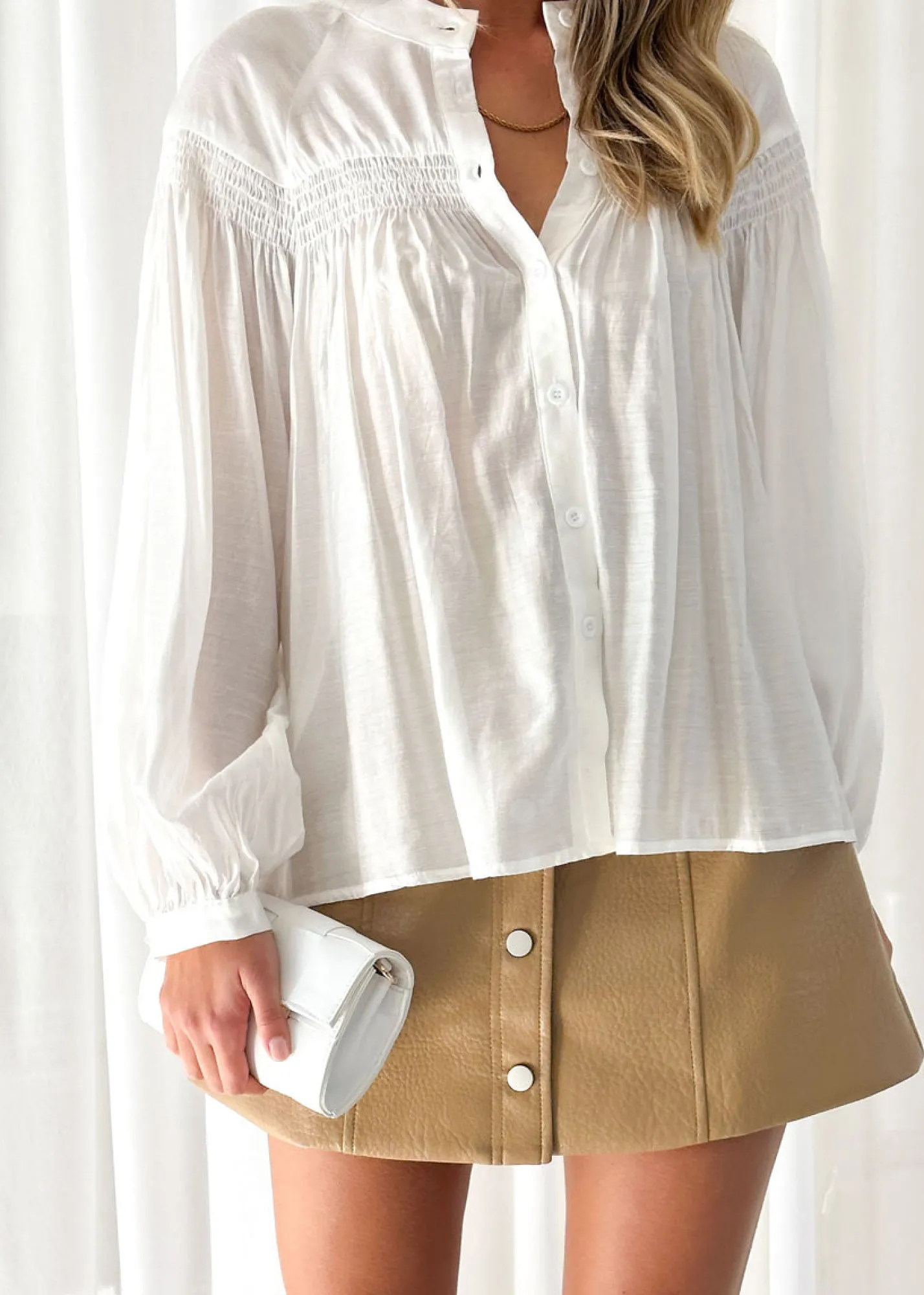 Women Gingham & Heels Blouses>Giada Blouse