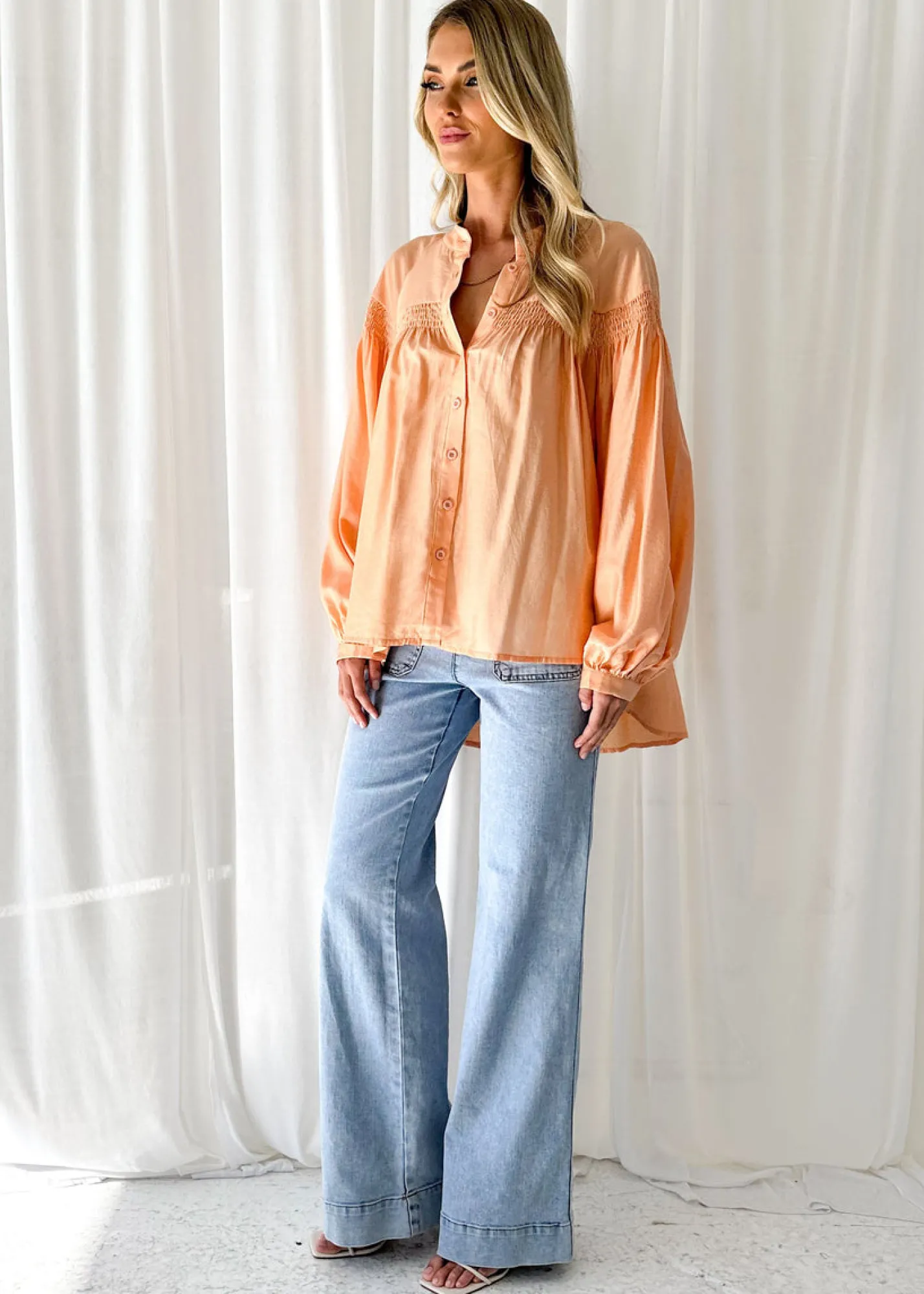 Women Gingham & Heels Blouses>Giada Blouse