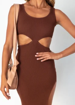 Women Gingham & Heels Knit Dresses>Gigi Knit Midi Dress