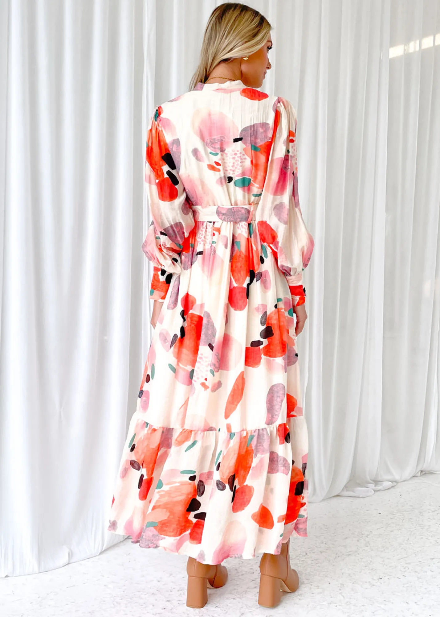 Women Gingham & Heels Maxi>Ginney Maxi Dress