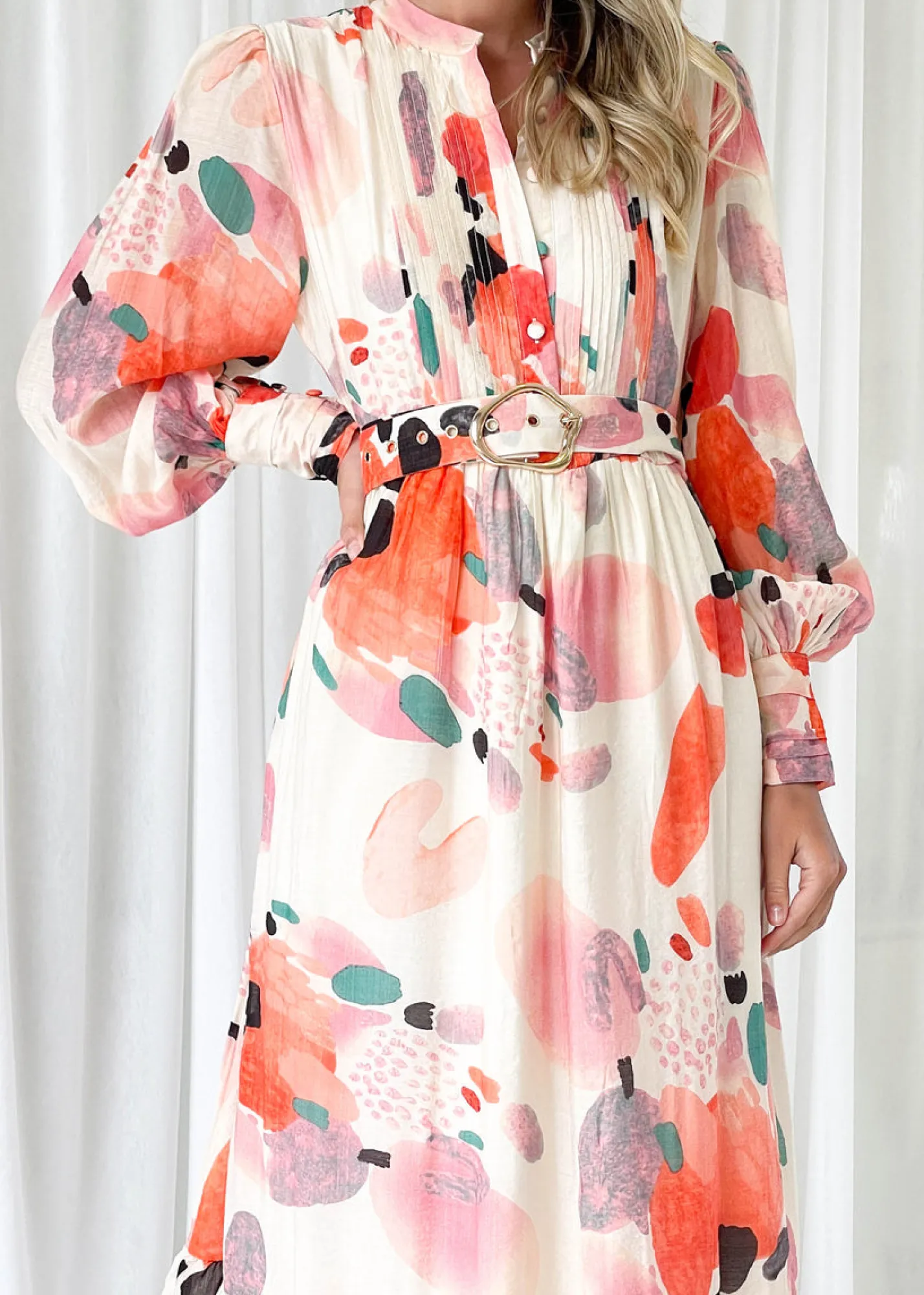 Women Gingham & Heels Maxi>Ginney Maxi Dress