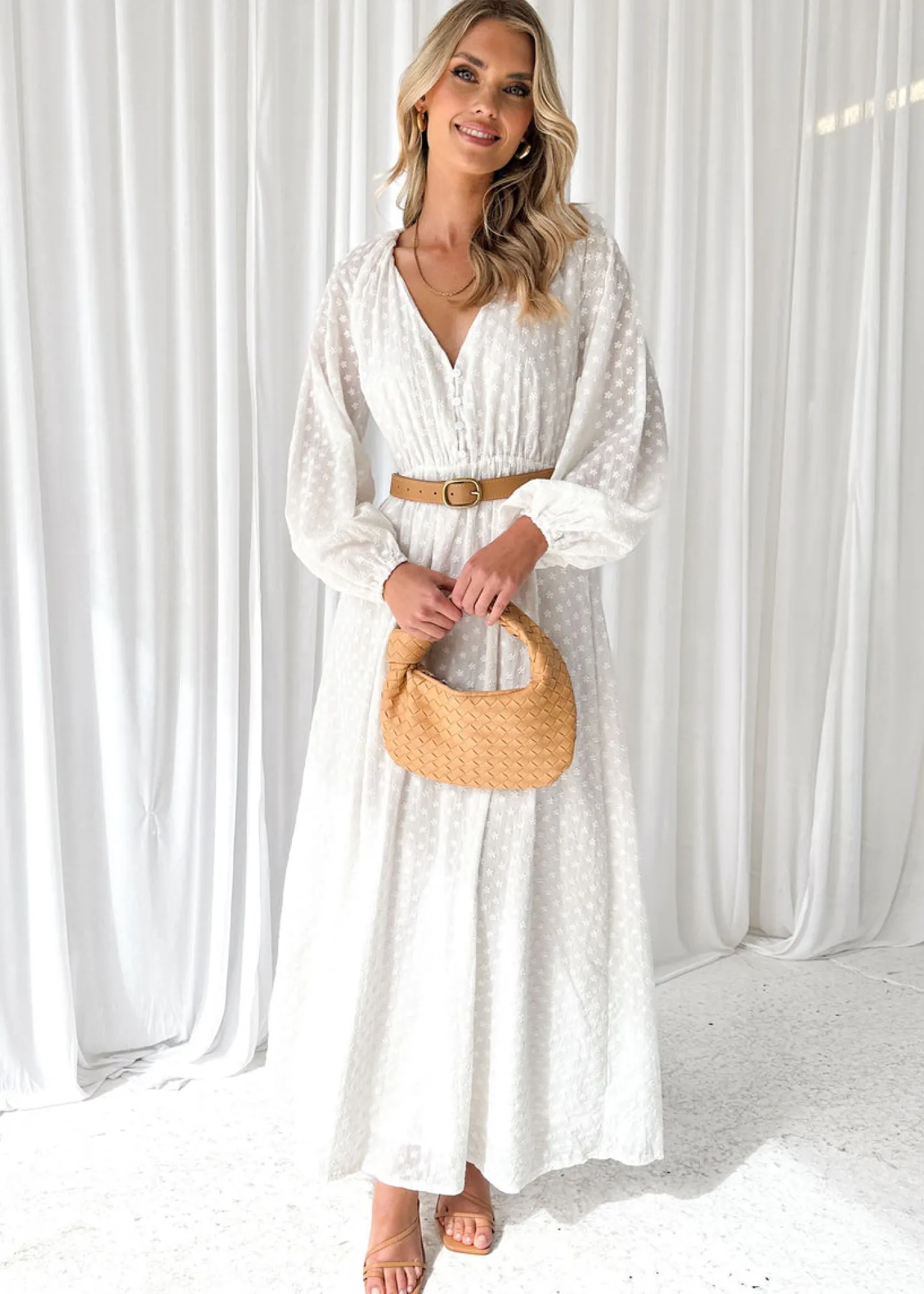 Women Gingham & Heels Maxi>Giovanna Maxi Dress