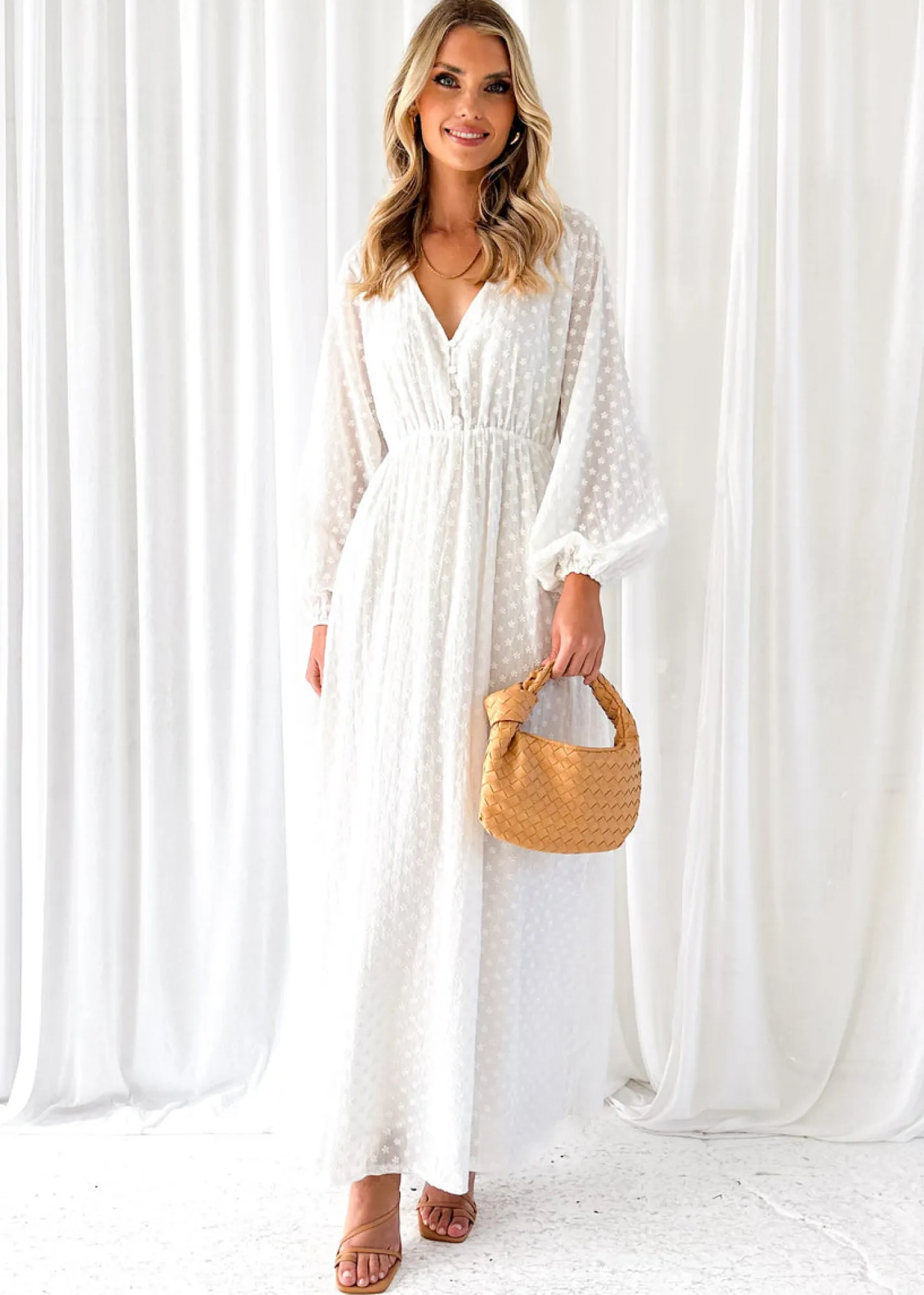 Women Gingham & Heels Maxi>Giovanna Maxi Dress