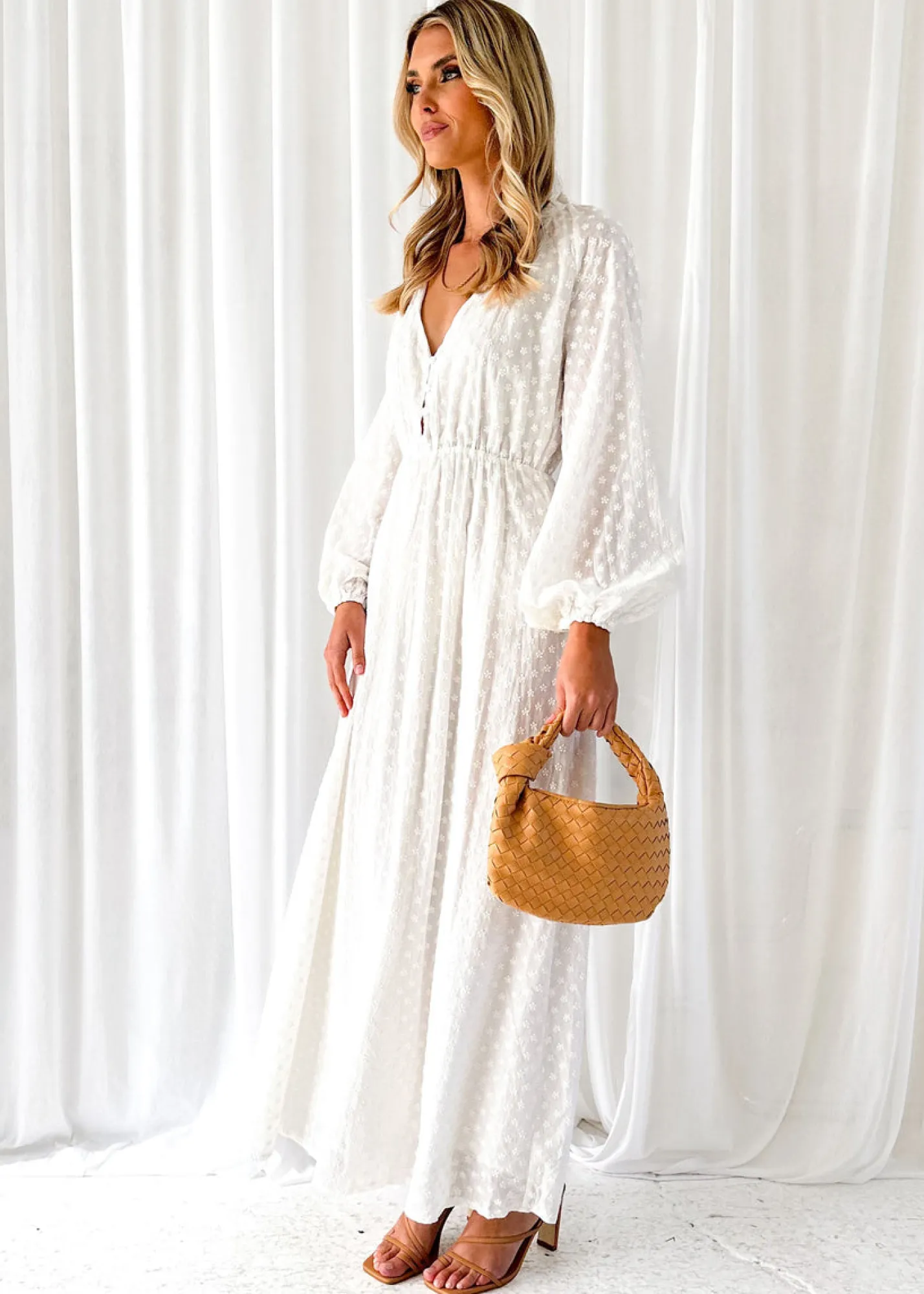 Women Gingham & Heels Maxi>Giovanna Maxi Dress