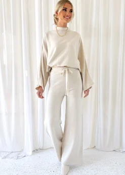Women Gingham & Heels Knit Bottoms>Harlie Knit Pants