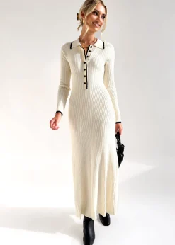 Women Gingham & Heels Knit Dresses><noscript><img width=
