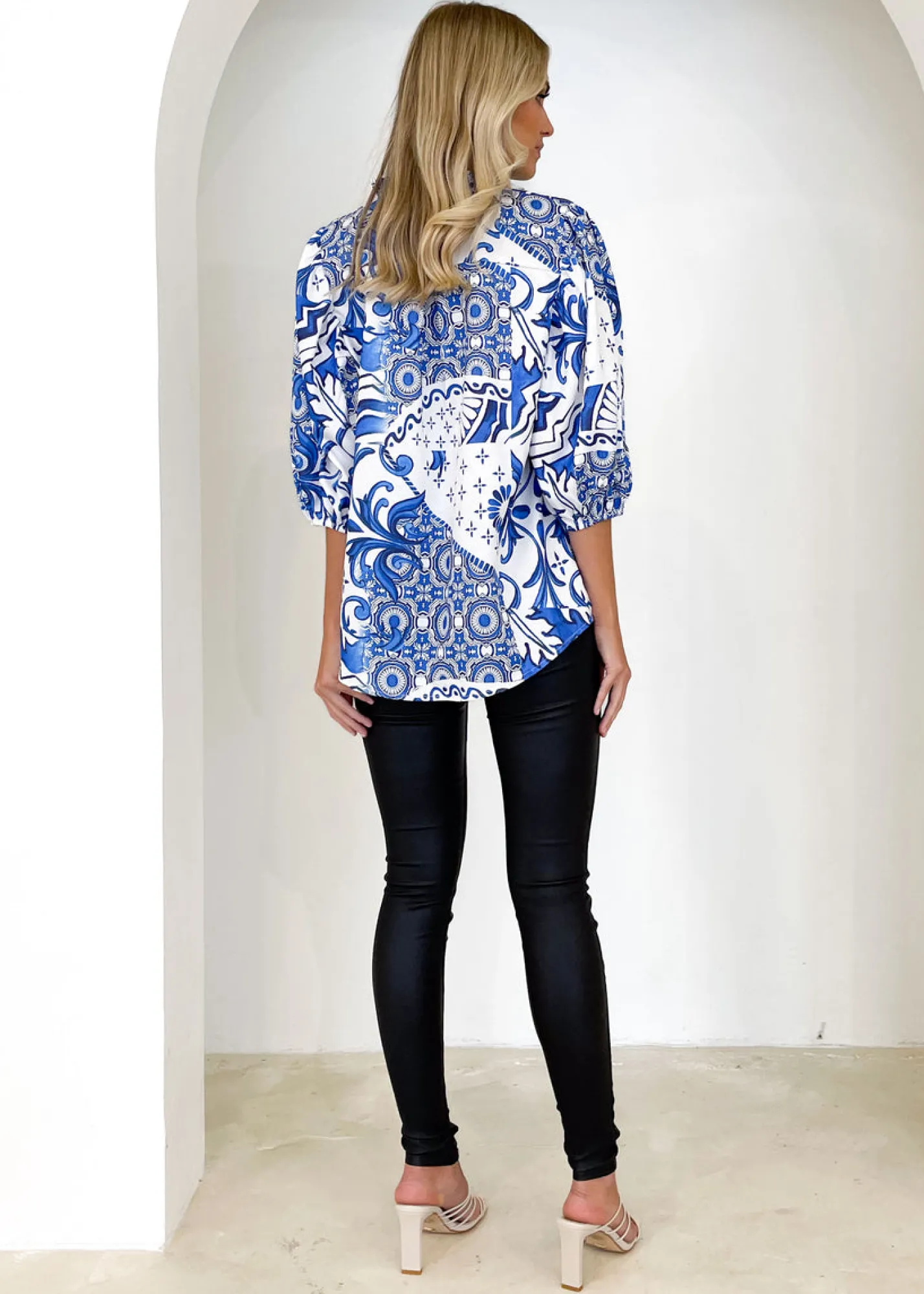 Women Gingham & Heels Blouses>Hathaway Blouse