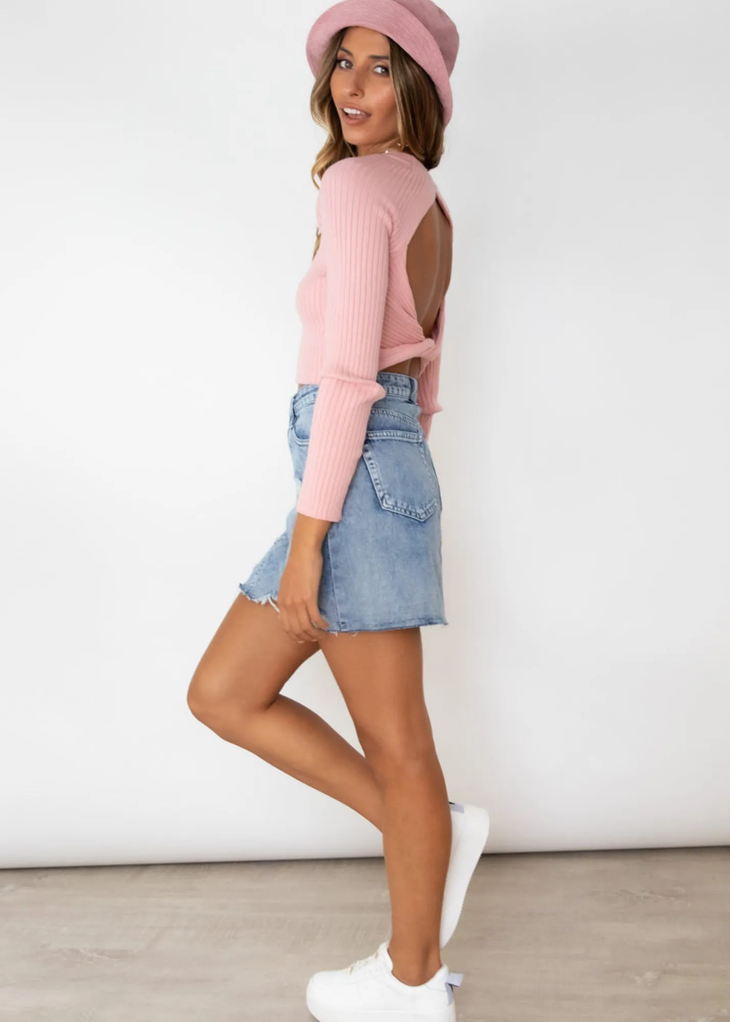 Women Gingham & Heels Knit Tops>Heavenly Sent Knit Top