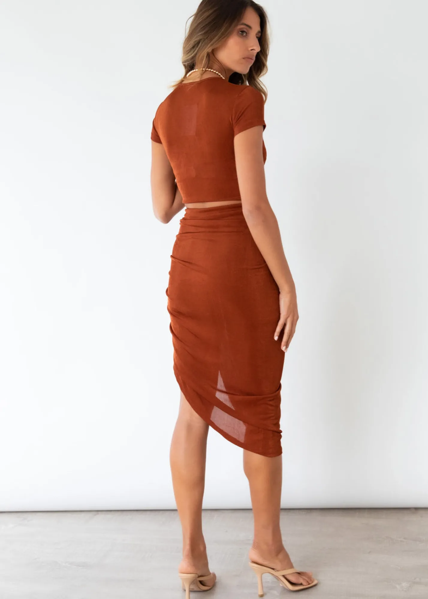 Women Gingham & Heels Crops>Hit Refresh Crop