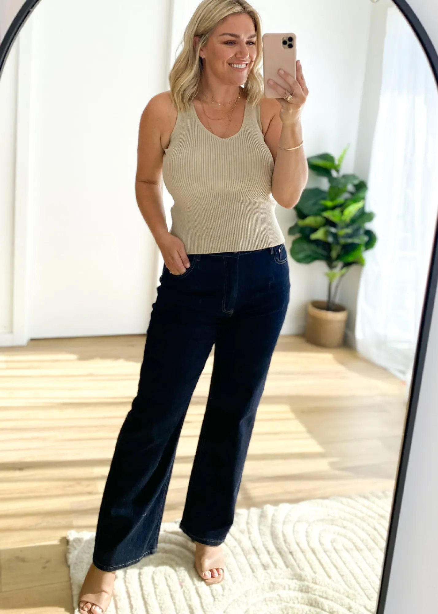Women Gingham & Heels Basic Tops>Imojen Knit Top