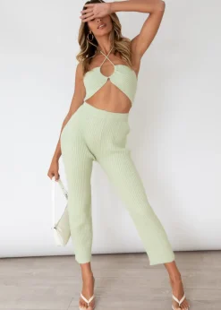 Women Gingham & Heels Pants>In Tune Knit Pants