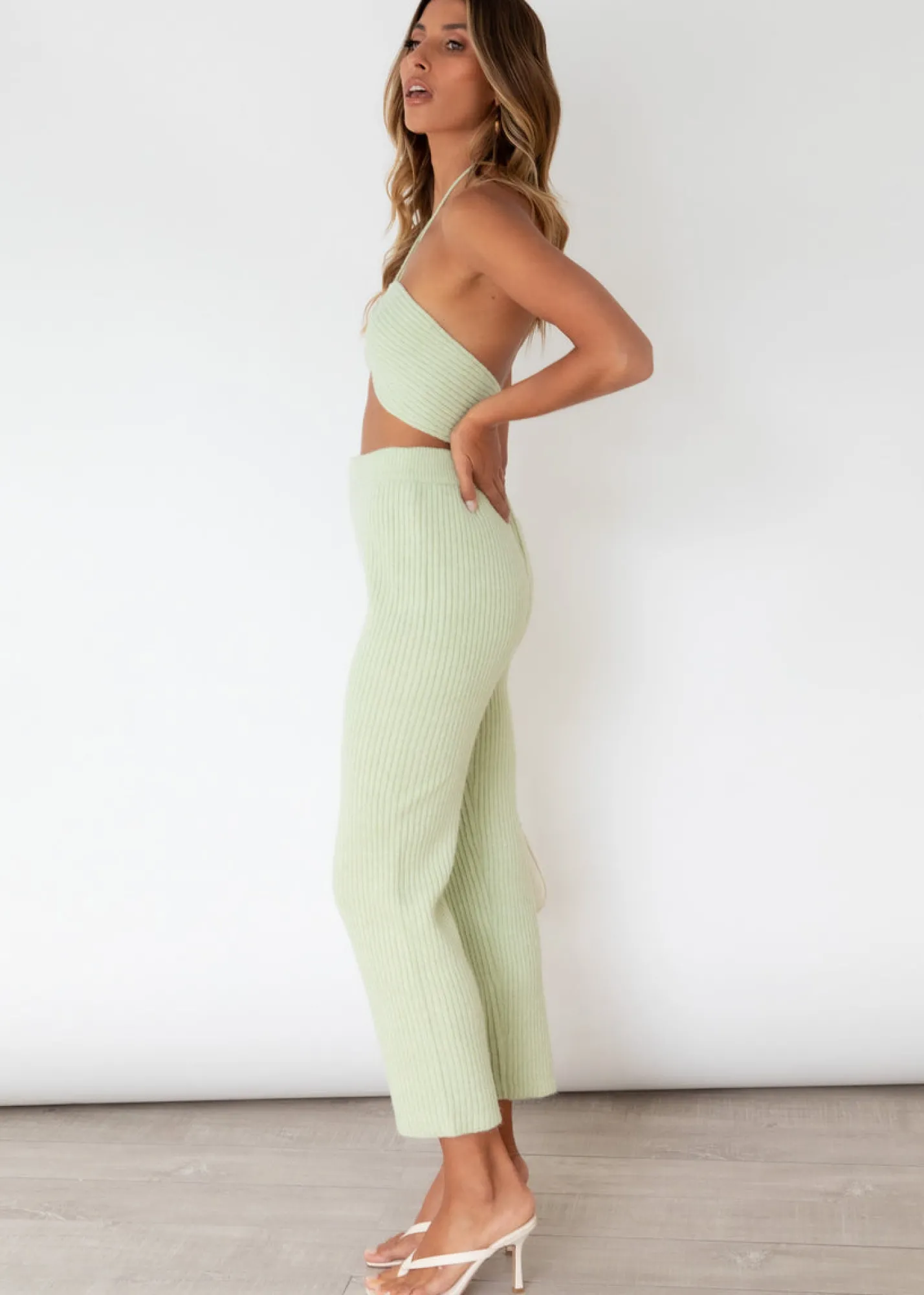 Women Gingham & Heels Knit Bottoms>In Tune Knit Pants
