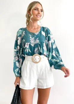 Women Gingham & Heels Blouses>Indira Blouse