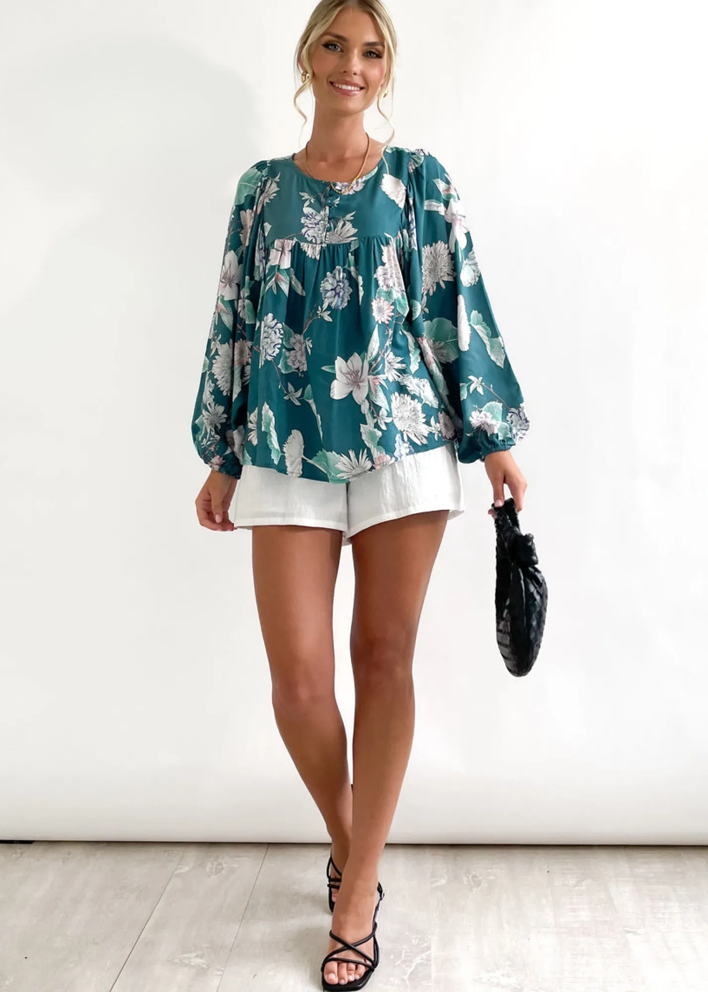 Women Gingham & Heels Blouses>Indira Blouse