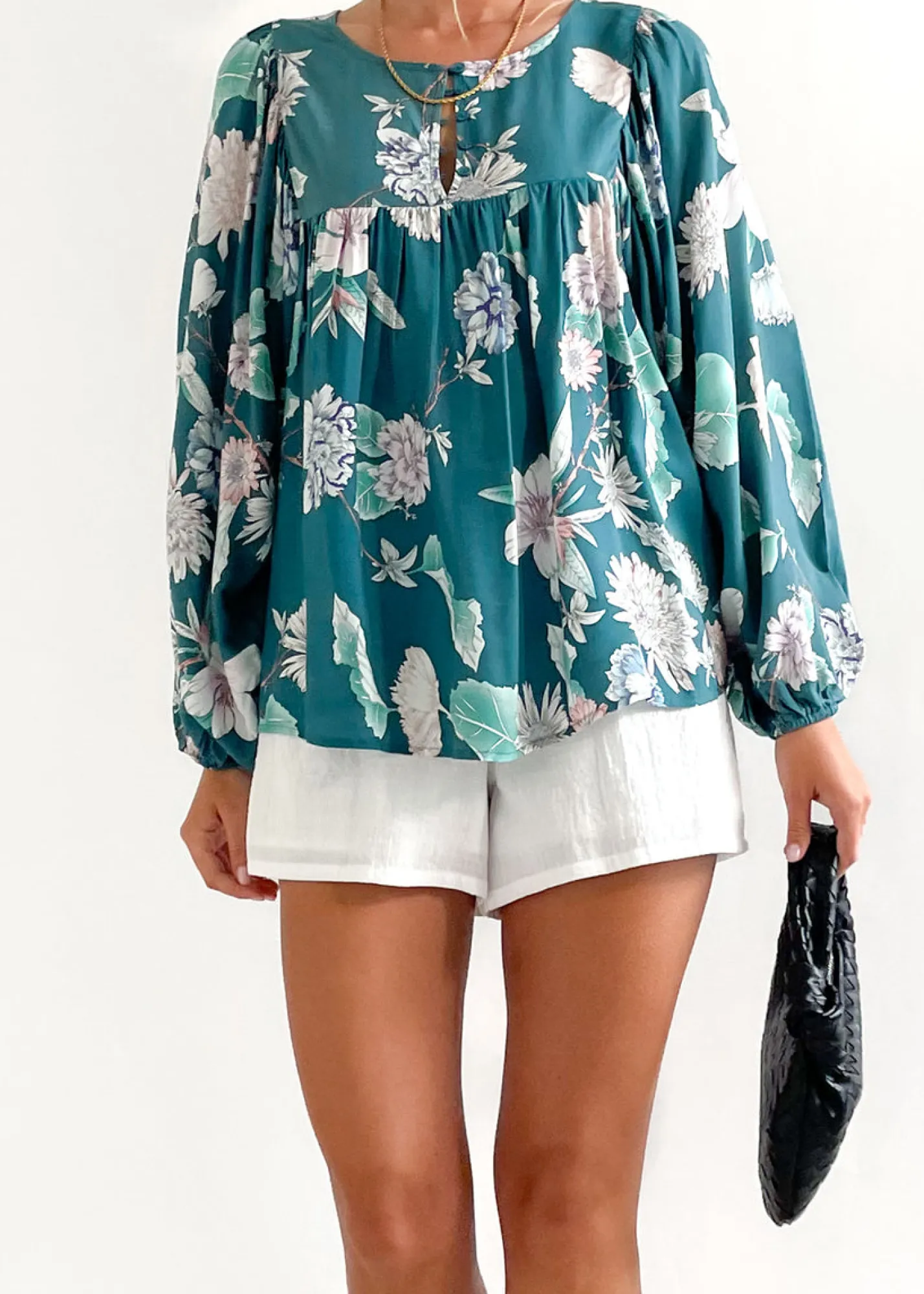 Women Gingham & Heels Blouses>Indira Blouse