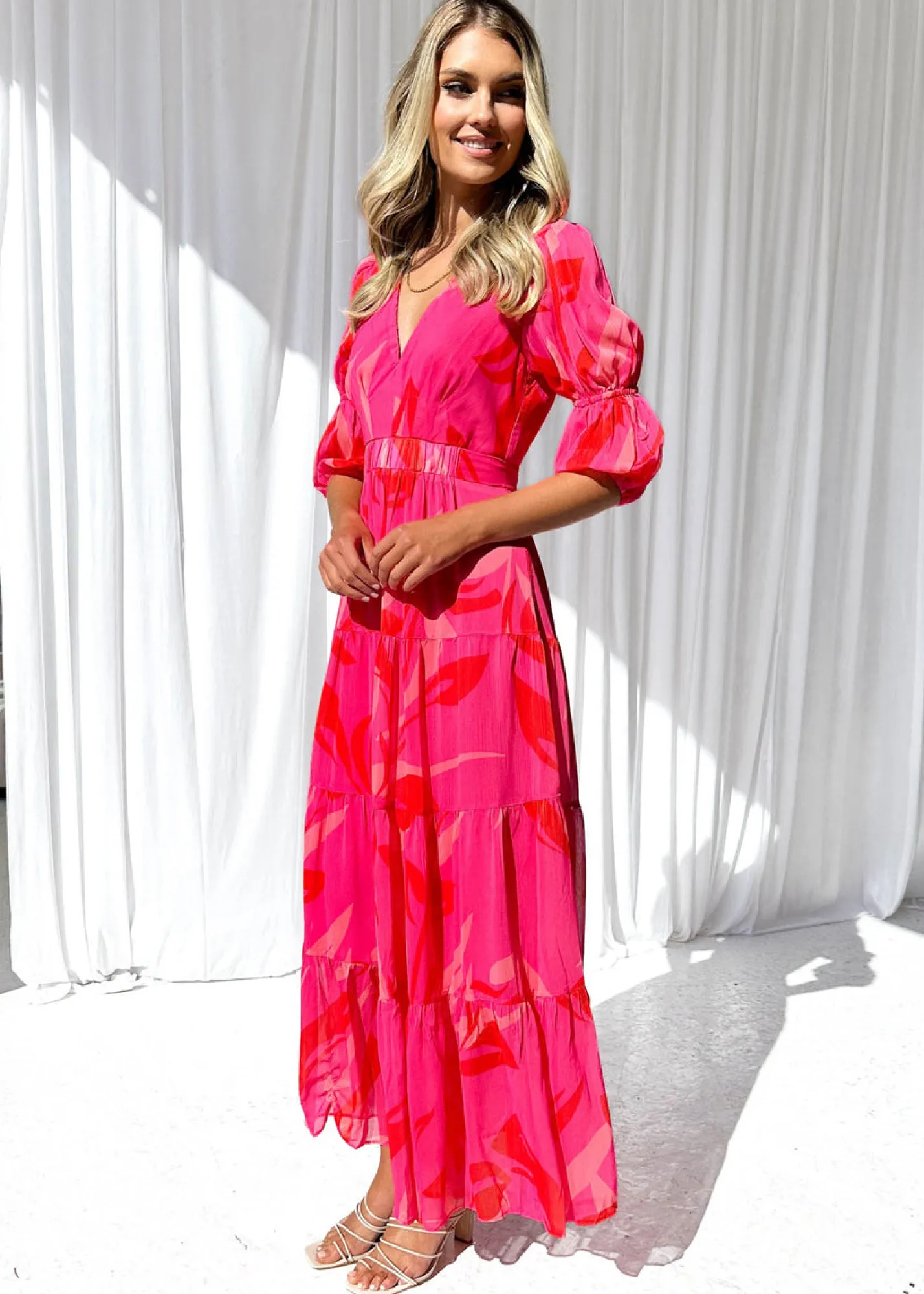 Women Gingham & Heels Midi>Isobel Midi Dress