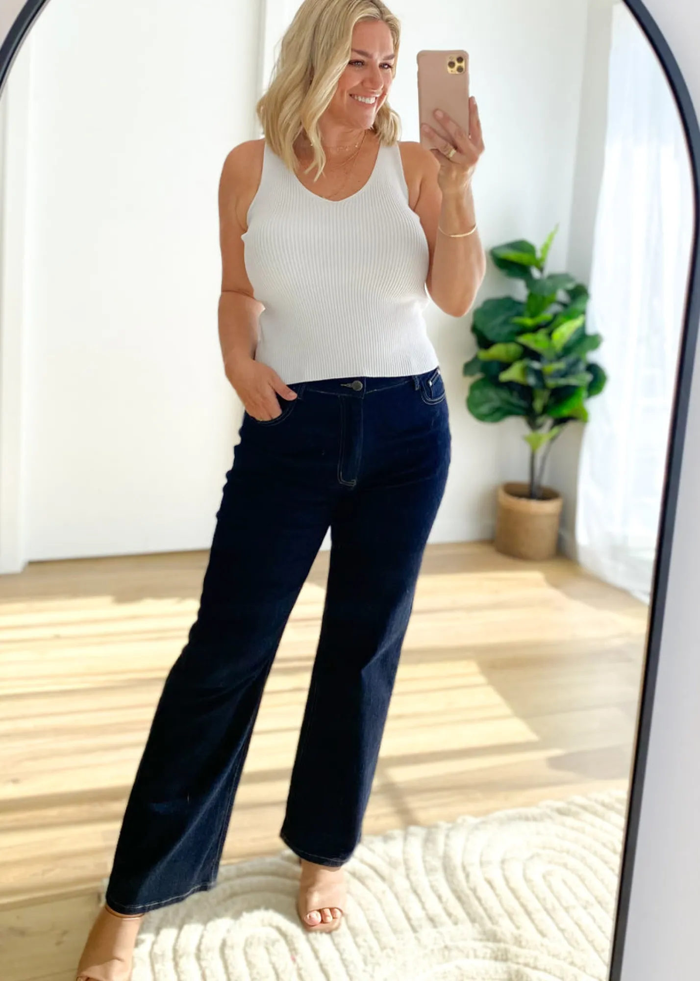 Women Gingham & Heels Jeans>Ivaliah Stretch Jeans