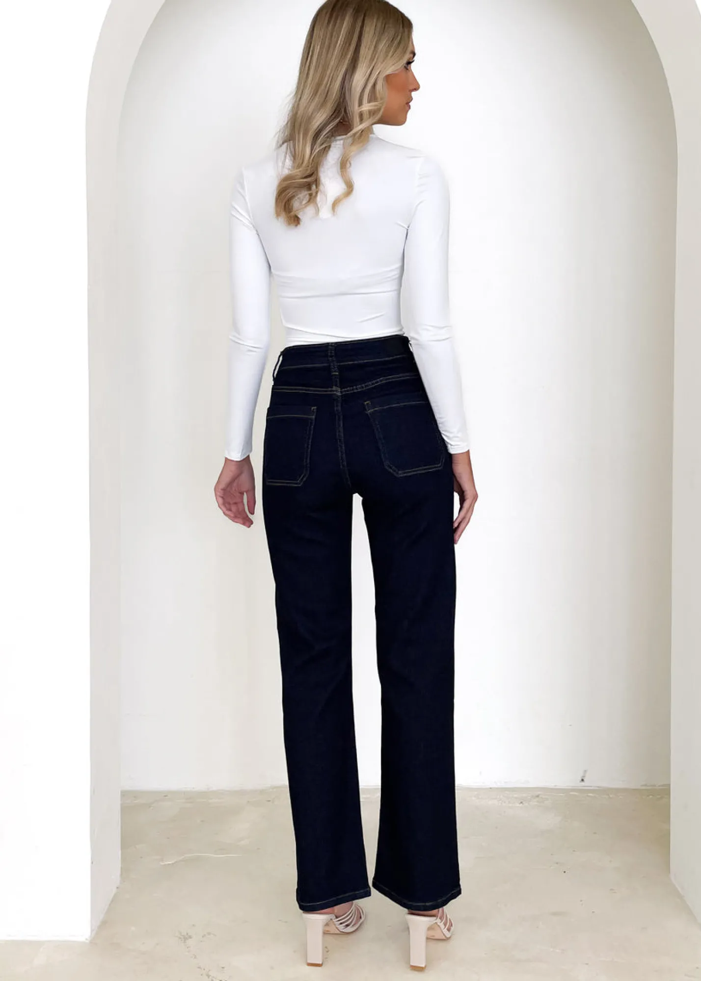 Women Gingham & Heels Jeans>Ivaliah Stretch Jeans