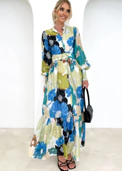Women Gingham & Heels Maxi>Ivvianne Maxi Dress