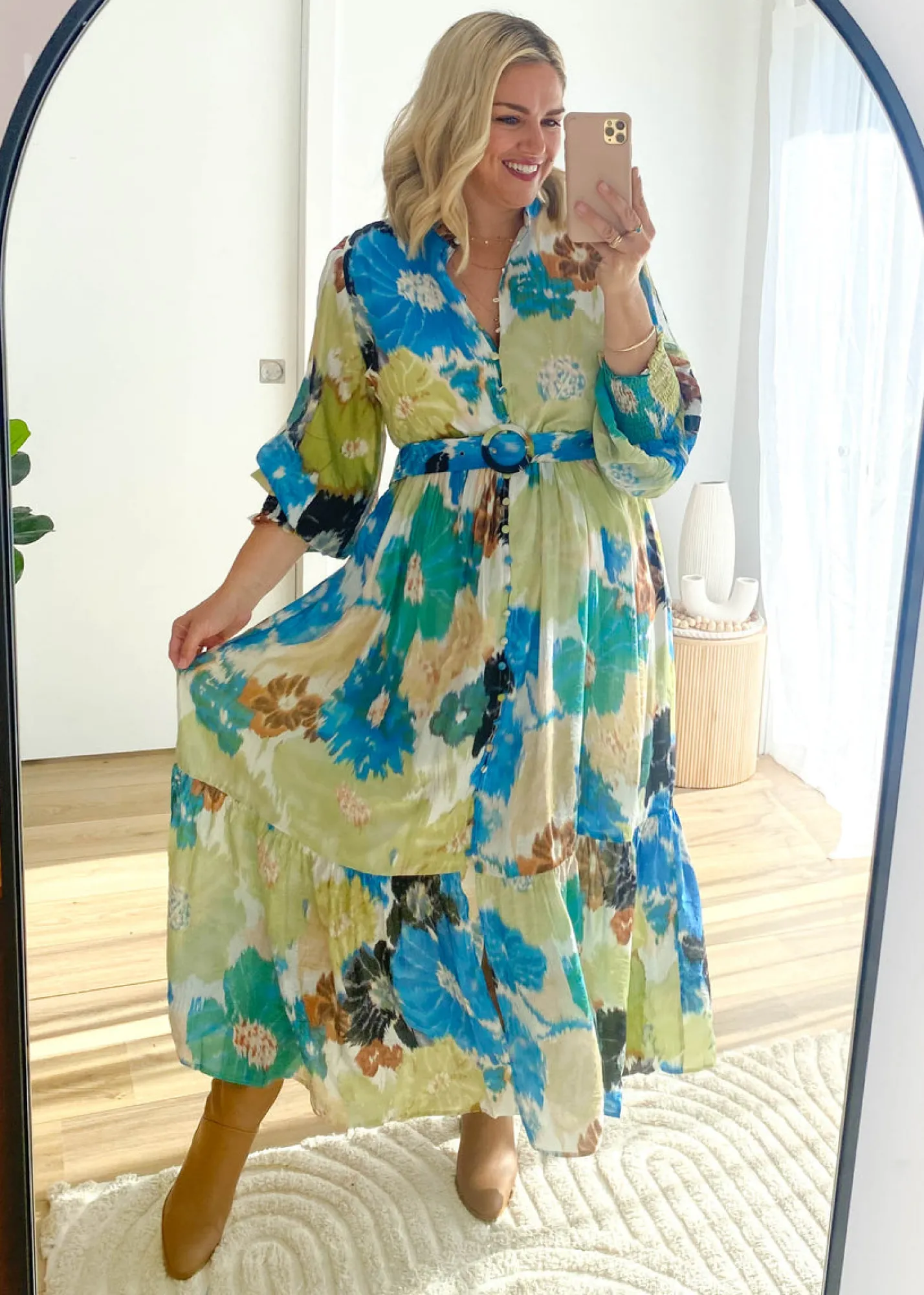 Women Gingham & Heels Maxi>Ivvianne Maxi Dress
