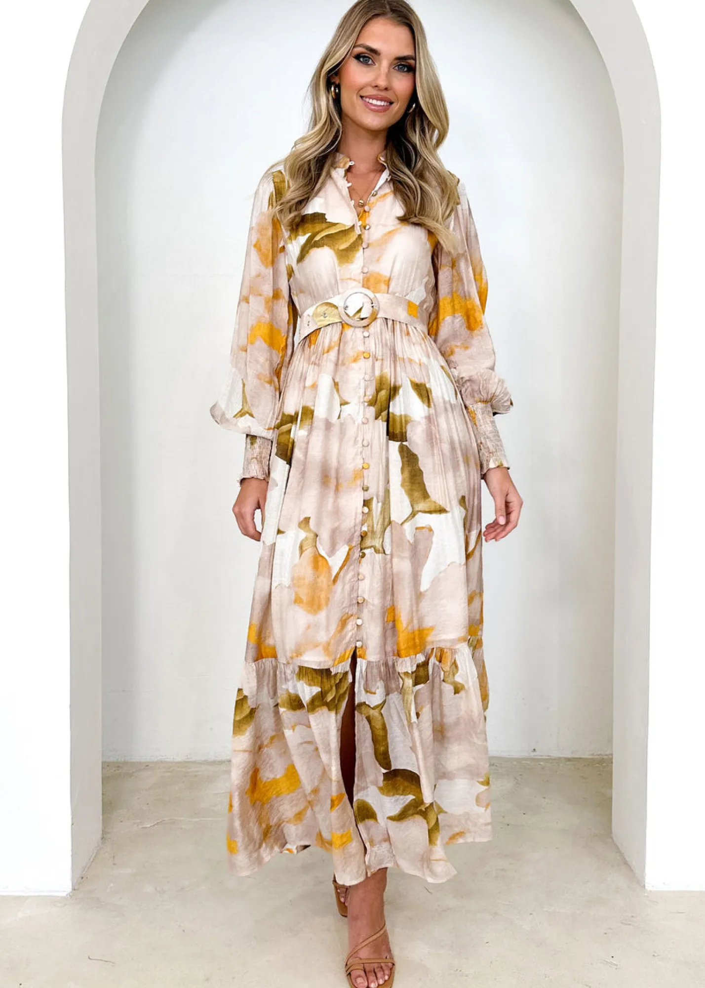 Women Gingham & Heels Maxi>Ivvianne Maxi Dress