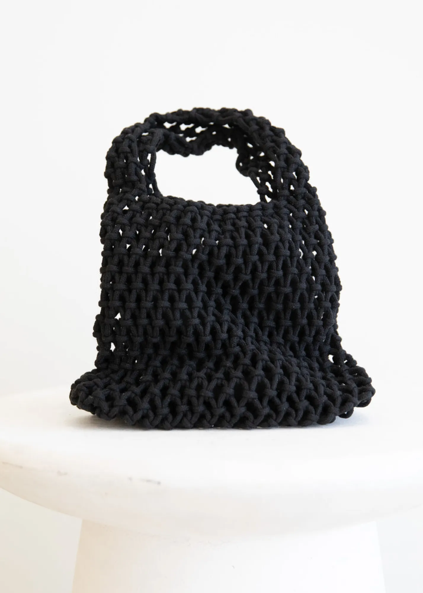 Women Gingham & Heels Bags>Izzey Crochet Mini Bag
