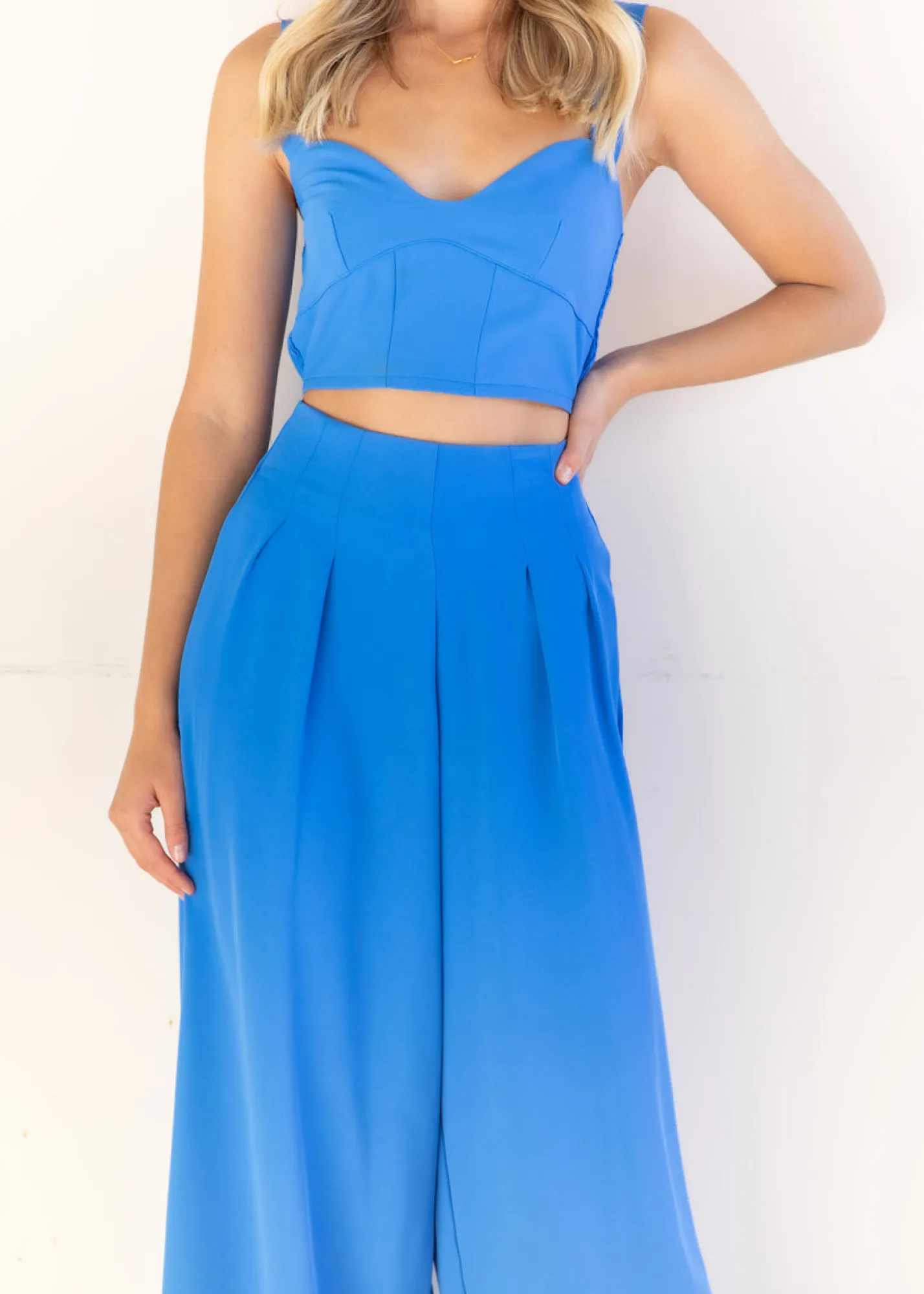 Women Gingham & Heels Sets>Izzie Crop
