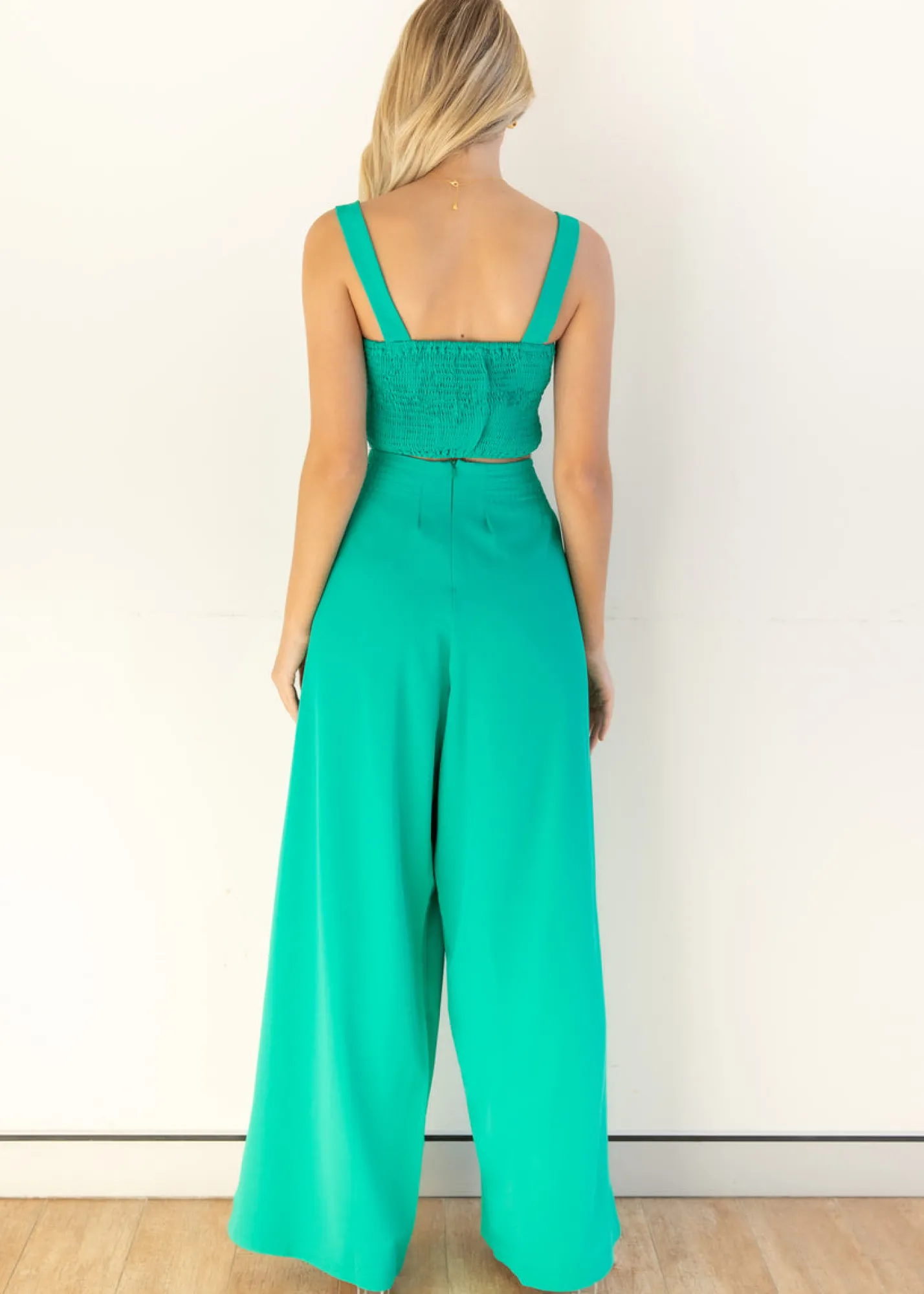 Women Gingham & Heels Sets>Izzie Wide Leg Pants