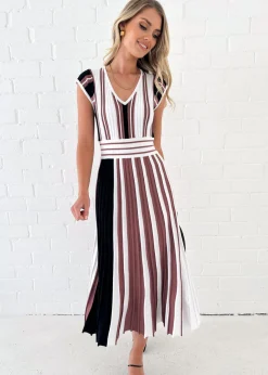 Women Gingham & Heels Midi>Janeve Knit Midi Dress
