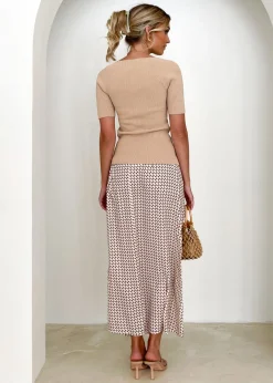 Women Gingham & Heels Knit Tops><noscript><img width=