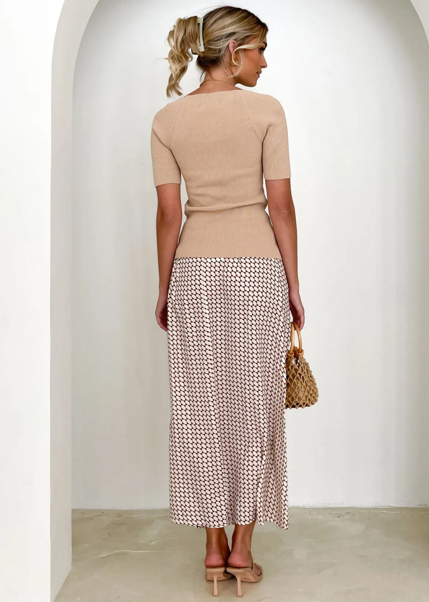 Women Gingham & Heels Basic Tops>Jannia Knit Top
