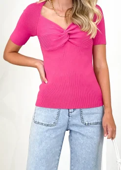 Women Gingham & Heels Basic Tops><noscript><img width=