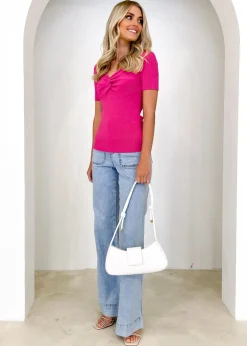 Women Gingham & Heels Knit Tops><noscript><img width=