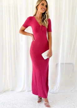 Women Gingham & Heels Knit Dresses>Jayden Knit Midi Dress