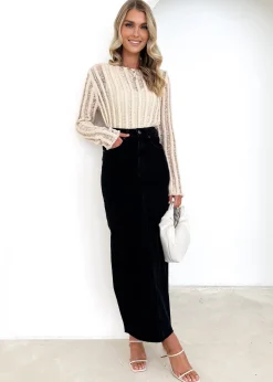 Women Gingham & Heels Sweaters><noscript><img width=