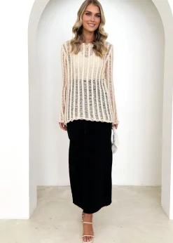 Women Gingham & Heels Sweaters><noscript><img width=